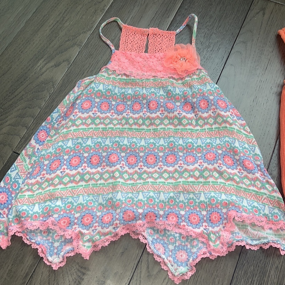 Little lass toddler girl dress tank tops - Picture 2 of 12